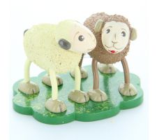 Schafe "Quatschi" und "Tratschi" - 080/034/09