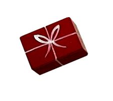 Geschenkpäckchen rot 14x10x7 mm - 111-503-ro