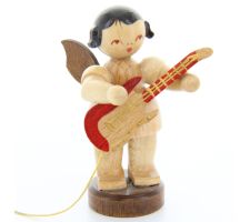 Engel stehend mit E-Gitarre natur - 225/043/34N